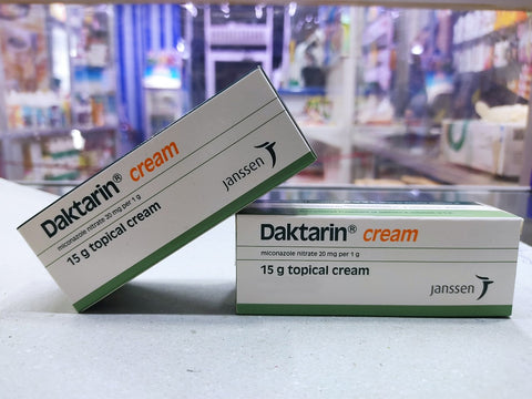 Daktarin Miconazole Nitrate 2% Cream Tinea Ringworm Thrust Foot Ointment 15g